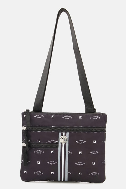 Brend logotipi tushirilgan ayollar uchun elkama-sumka, 20V x 25l x 2w sm, qora