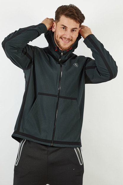 Softshell erkaklar ko'ylagi premium sport uzun yengli kesilgan Oysiz tun
