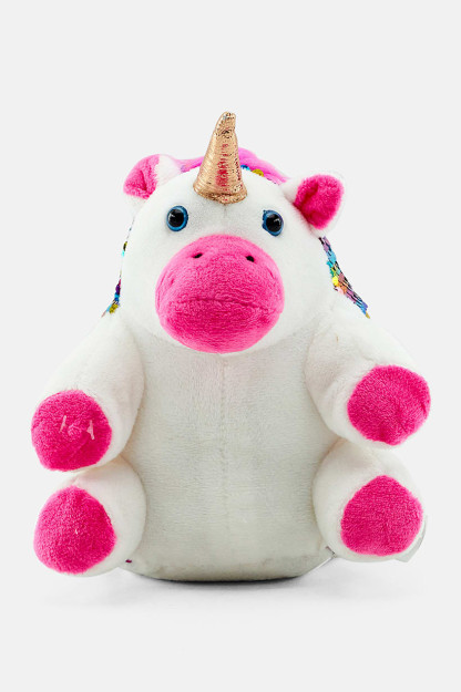 Сенсорная мягкая игрушка Mini Sprinks Unicorn с блестками Pets, розовый/белый