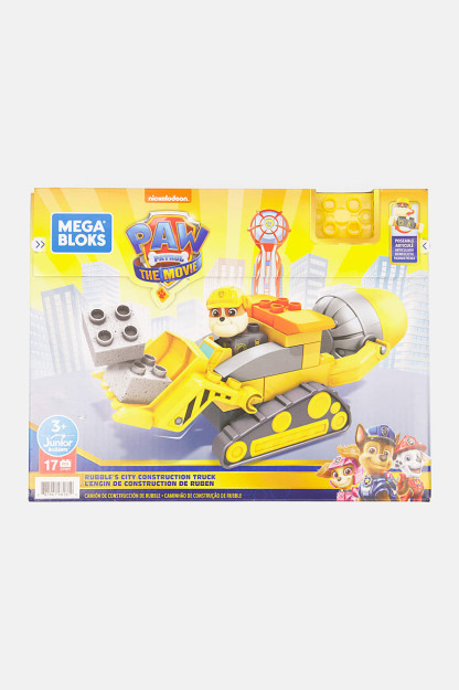 Paw Patrol Liberty City qurilish mashinalari to'plami, sariq