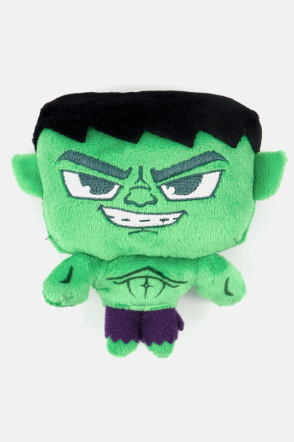 Ajablanarlisi Hulk mini peluş 4 dyuymli Super qahramon to'ldirilgan hayvon, yashil kombinatsiya