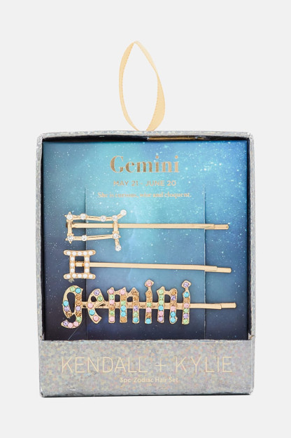 Gemini 3 dona soch turmagi sovg'a to'plami, oltin