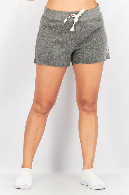 Женский короткий стиранный шнурок, Древесный уголь