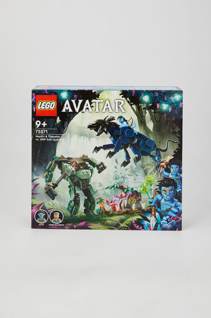 Avatar Neytiri Tanator va kuchaytirgich Kvoricha kostyumida, qurilish o'yinchog'i, ko'k kombinatsiya