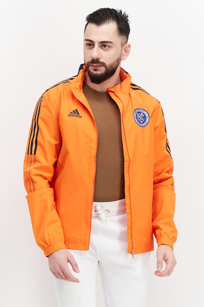 Softshell erkaklar uchun uzun yengli sport ko'ylagi, to'q sariq