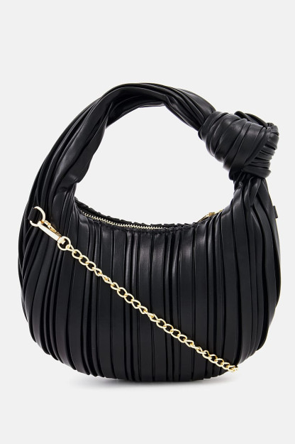 Ayollar uchun elkama-sumka, 18v x 28l x 3w sm, qora