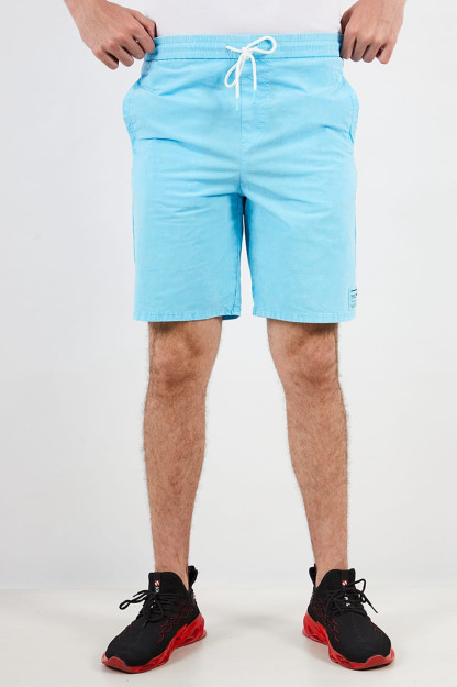 Osmon ko'k dantelli erkaklar uchun yuvilgan asosiy shortilar