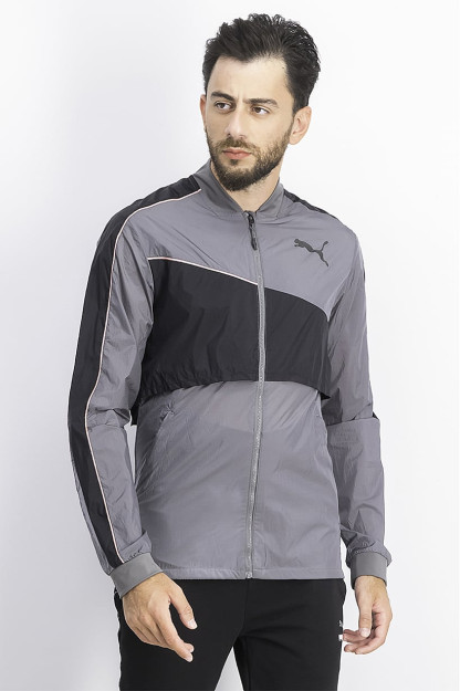 Run Ultra erkaklar uzun yengli ko'ylagi, kulrang