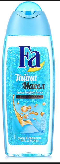 Fa gel D / dush 250 ml moviy Lotus moylarining sirlari