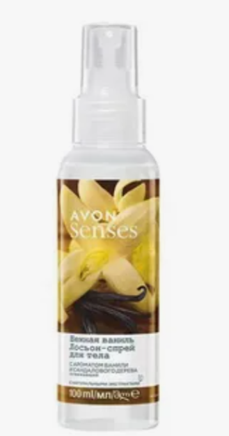 Лосьион-спрей для тела AVON senses Нежная ваниль Лосьон-спрей для тела 100 ml