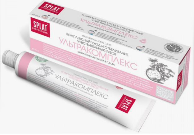 Professional "Splat (splat) Ultracomlplex/ Ultrakomplex"seriyali tish pastasi. 100 g.