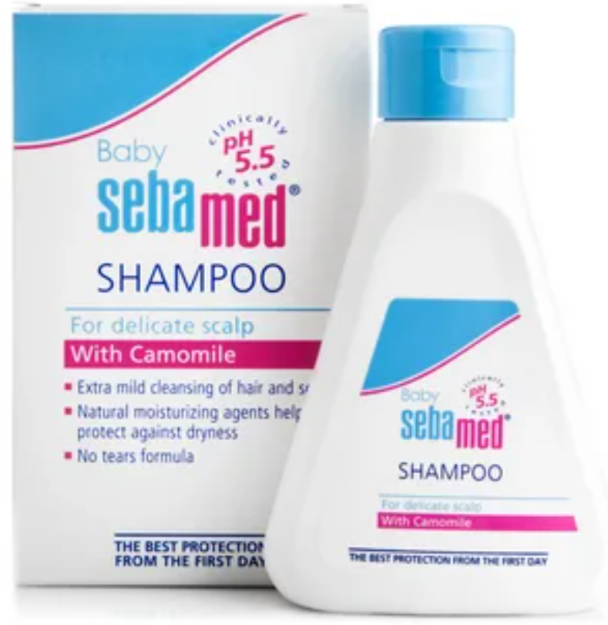 Baby sebamed detangling shampoo 250 ml chalkash sochlar uchun chaqaloq shampuni 250 ml
