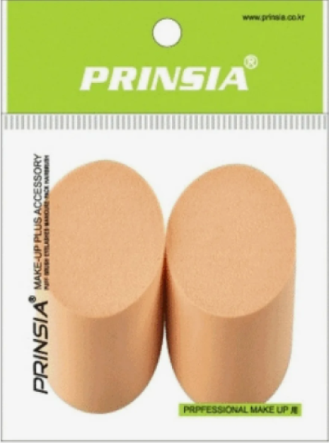 PRINSIA Прямоугольные спонжи для нанесения макияжа (2шт в упаковке)
