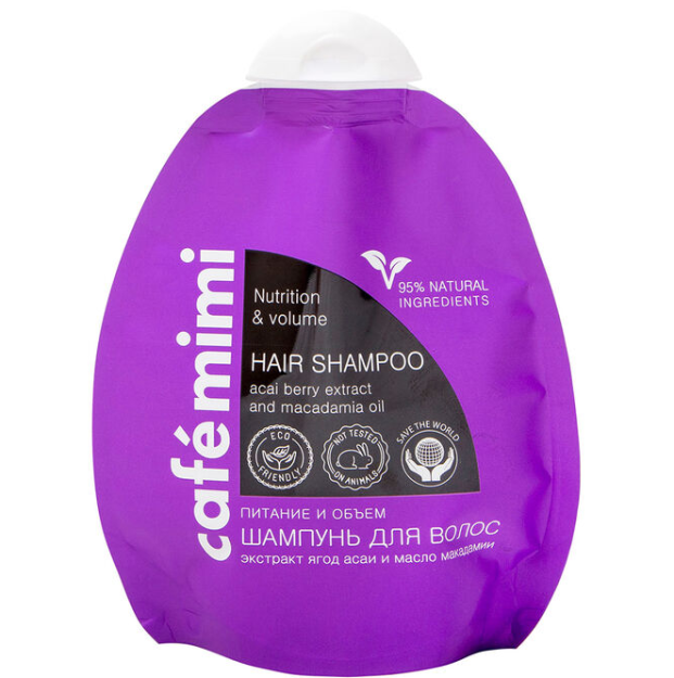 KMD balzam D / soch "oziqlanish va hajm" acai berry ekstrakti va makadamiya yog'i, 250 ml EAES N RU D-RU.RA01.V. 05444/21 18,02,2021 dan 17,02,2026 gacha