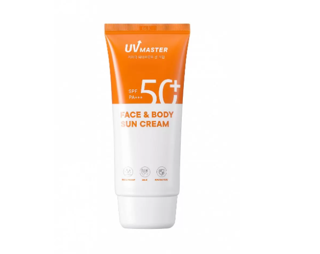 Uv MASTER FACE n body SUN CREAM 80ml yuz va tana quyosh kremi