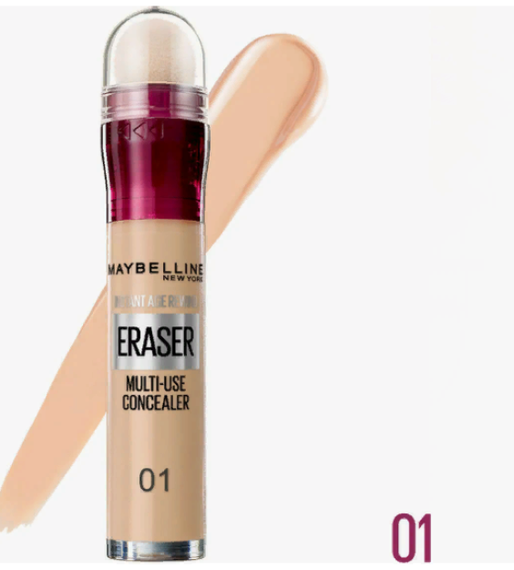 Ko'z atrofidagi yashiruvchi "The Eraser Eye", soya 02 bej, 6,8 ml
