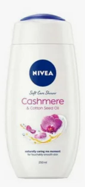 Гель для душа Nivea Cashmere&Cotton Seed Oil 250ml