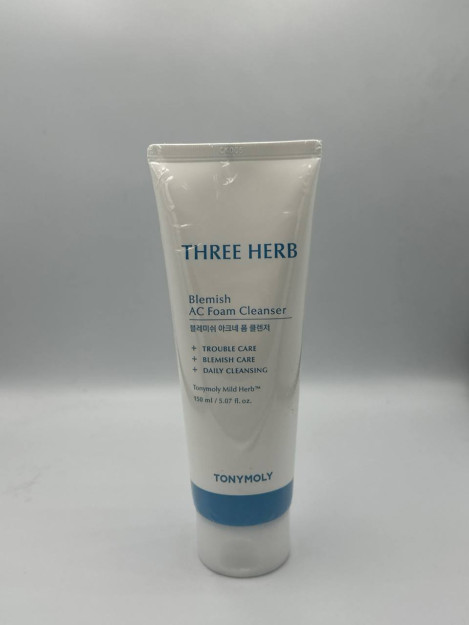 Yuvish uchun ko'pik./Three-herb Blemish AC Foam Cleanser