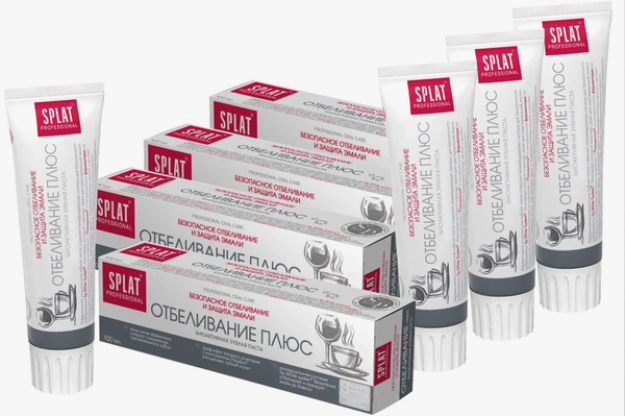 Professional "splat (splat) WHITE PLUS/ oqartirish Plus" seriyali tish pastasi. 100 g.