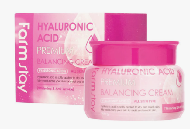 HYALURONIC ACID PREMIUM BALANCING CREAM 100G (FARMSTAY)