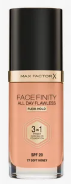 Тональный крем основа для лица Max Factor Facefinity All Day Flawless 3in1 Foundation 45 Warm Almond