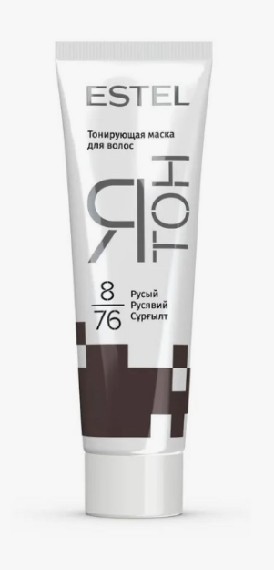 Toning hair mask ESTEL ЯТОН 6/7 chocolate / Тонирующая маска для волос ESTEL ЯТОН 6/7 Шоколадный (60 мл)