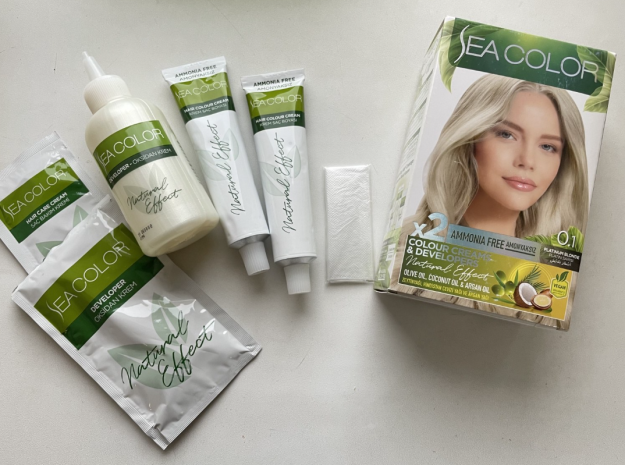 LILA COSMETICS Краска для волос SEA COLOR 8,11 Light olive blonde - Светло-оливковый блонд