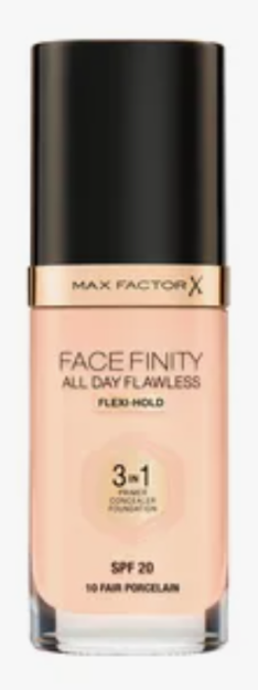 Poydevor yuz bazasi Max Factor Facefinity All Day Flawless 3in1 Foundation 30 chinni
