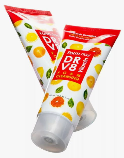 DR V8 VITAMIN FOAM CLEANSING FARM STAY 100 ML