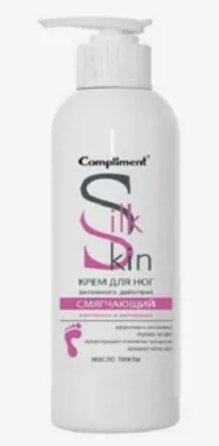 Compliment Silk Skin qo'llar va mixlar uchun krem-ipak yumshatuvchi, flakka. 200 ml