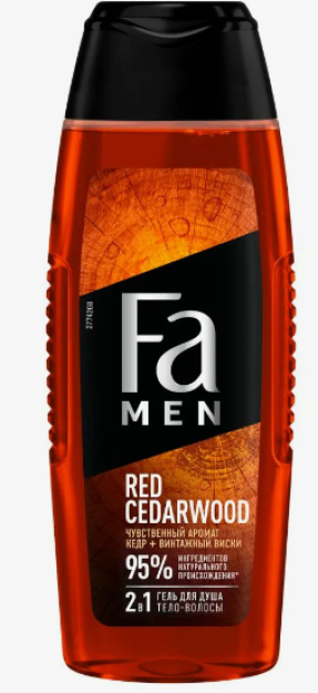 Fa gel D / dush 250 ml qizil sadr