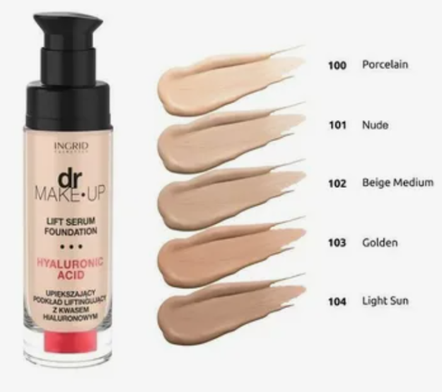 INGRID krem tonal dr MAKE-UP 102-BEIGE MEDIUM