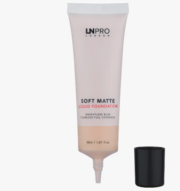 Yuz uchun poydevor LN Professional yumshoq matli poydevor ohang 101 25ml