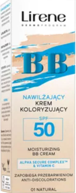 LIRENE BB NEMLENDIRICI YUZ KREMI SPF50 № 01 TABIIY 30ML