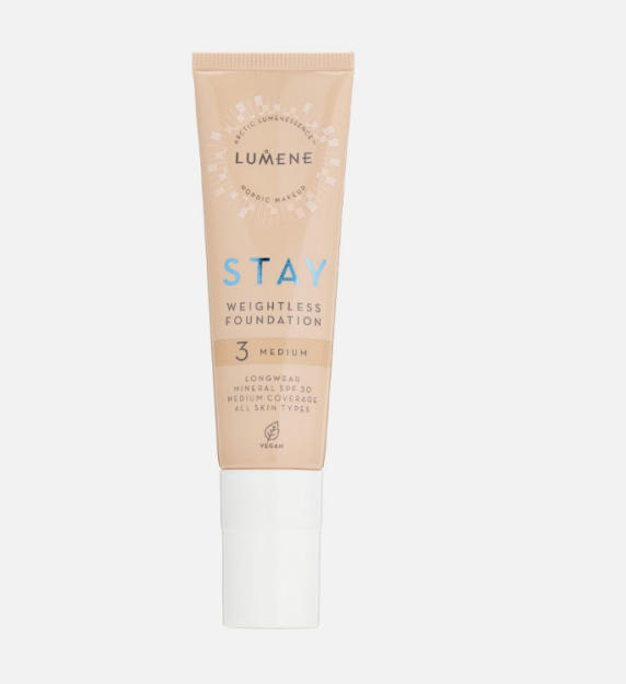 Lumene Stay Weightless tonal krem, ohang 1 light 30 ml
