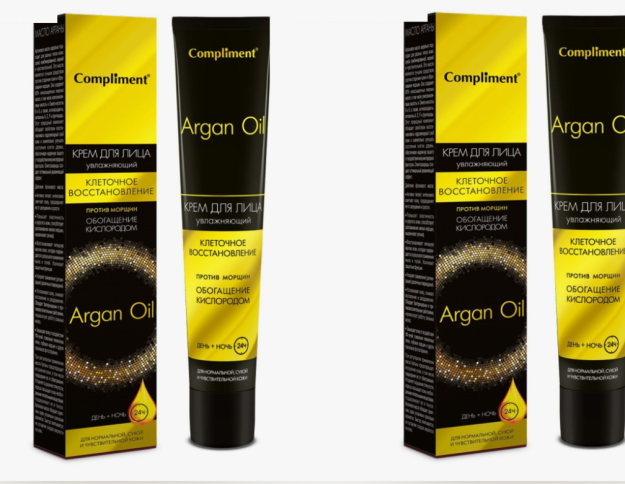 To'liq ARGAN yog'i krem D / yuz kunduzi + kechasi, 50 ml