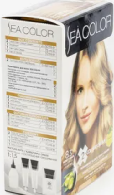 LILA COSMETICS Sea COLOR Ammonia free 8.3 Honey foam soch bo'yog'i-Asal ko'pik