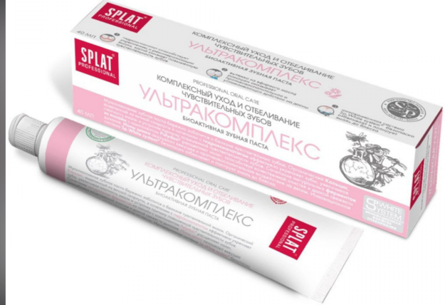 Зубная паста серии Professional "SPLAT (СПЛАТ) Ultracomlplex/ Ультракомплекс". 100 г.