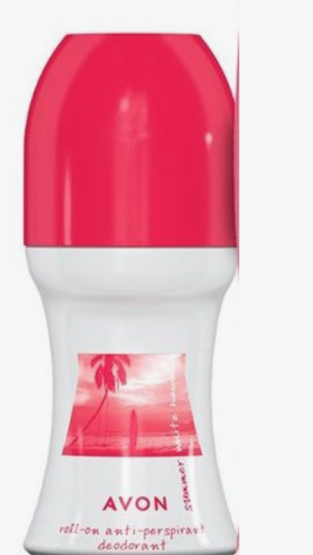 AVON Summer White hawaii 50ml seriyali to'p aplikatori antiperspirant dezodoranti