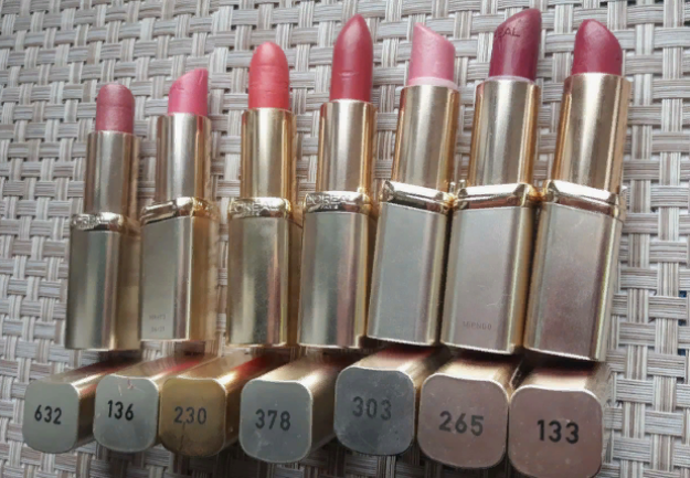 L'Oreal Parij lab bo'yog'i "Color Riche" ni namlaydi, 630 soya