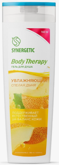 SYNERGETIC body Therapy pishgan qovun dush jeli, 380ml