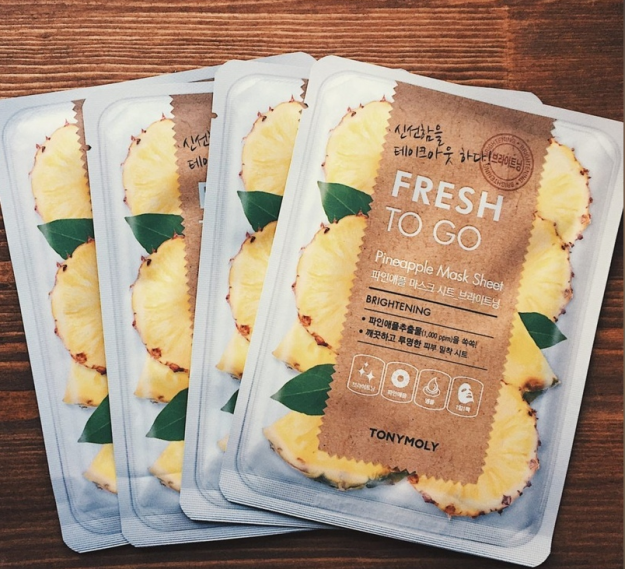 FRESH TO go Shine MUSCAT MASK SHEET 20g yuz niqobi