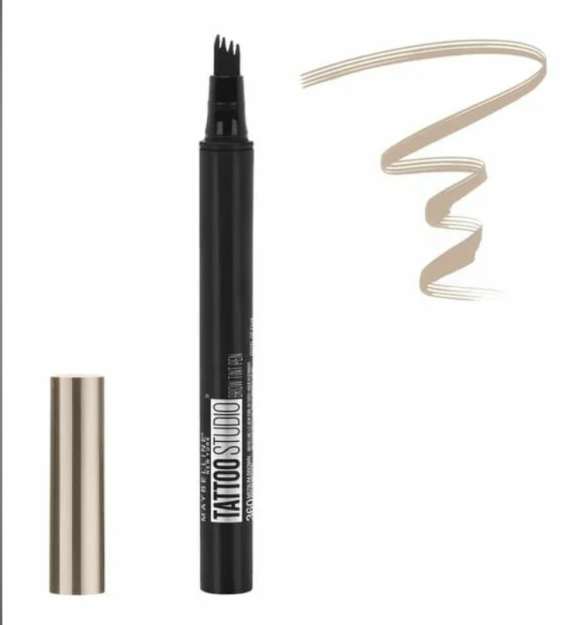 "Tattoo Brow Lift" laminatsiya effektli qosh qalami, 05, soya qora va jigarrang