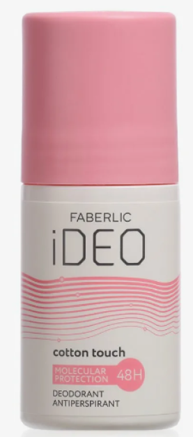 Faberlic Cotton Touch ideo 50ml antiperspirant dezodoranti