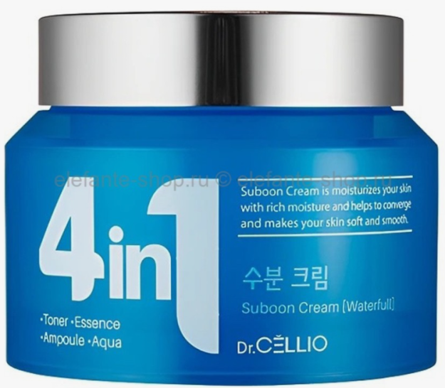 ТОНЕР ДЛЯ ЛИЦА 4 IN 1 TONER 300ML (DR.CELLIO) CICA