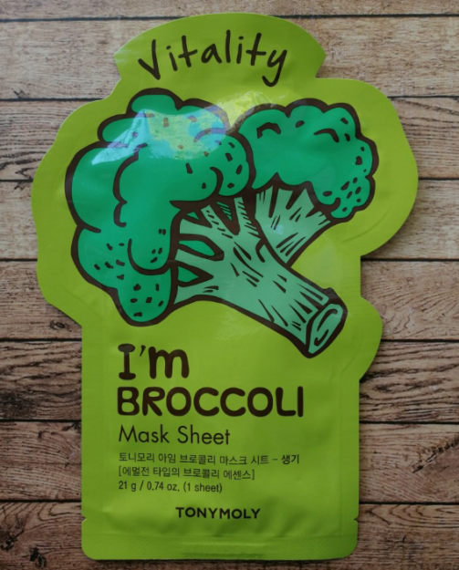 Brokkoli ekstrakti bilan yuz niqobi./I AM BROCCOLI MASK SHEET - VITALITY 21ml