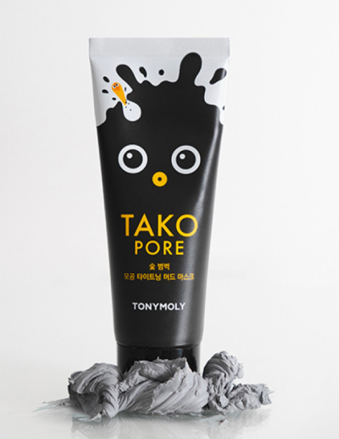 Ko'mir loy niqobi \ TAKO PORE CHARCOAL PORE TIGHTENING MUD MASK 100 g