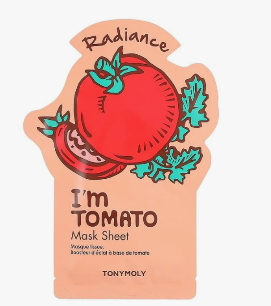 Pomidor ekstrakti bilan yuz niqobi./I AM TOMATO MASK - SKIN GLOW 21ml,