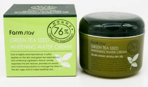 FARM STAY GREEN TEA SEED WATER CREAM 76%