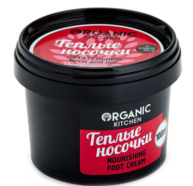 Organik do'kon / oziqlantiruvchi oyoq kremi "issiq paypoq" 100ml